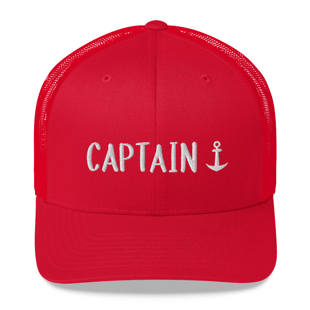 Captain - Mesh Trucker Cap – Anchor Out